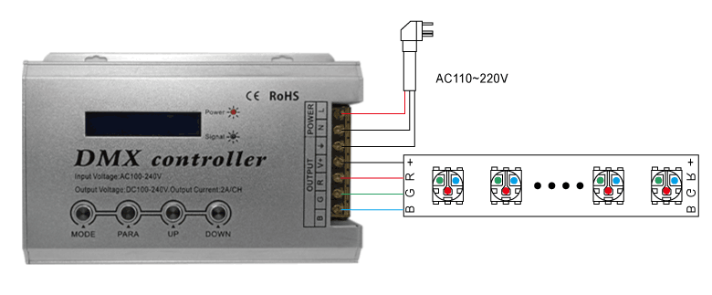 DMX300B wiring diagram